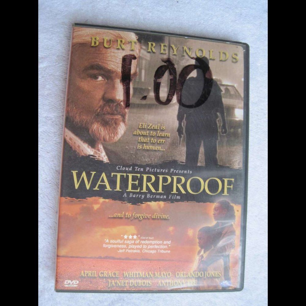 Waterproof Burt Reynolds 2004 Forgiveness Redemption DVD Movie Bundle for $3
